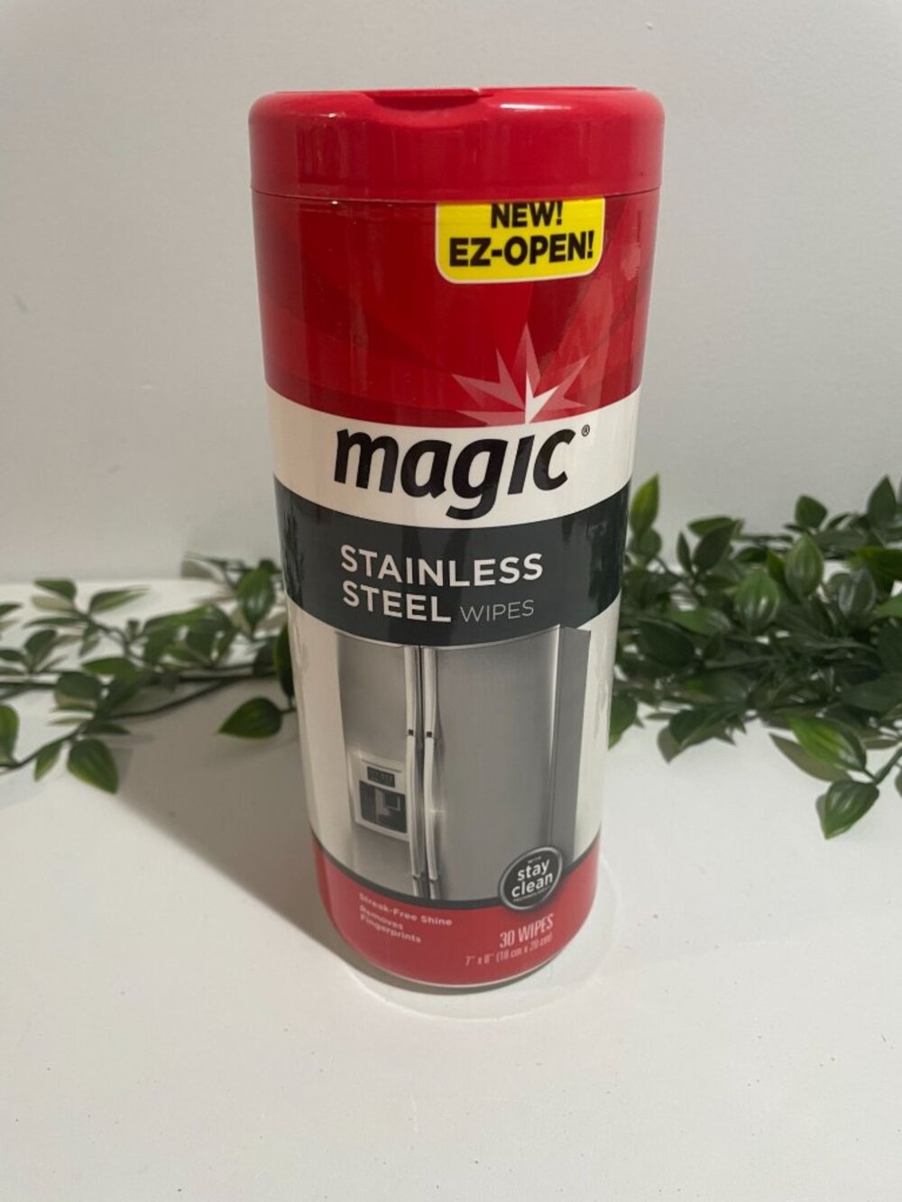 Magic Stainless Steel Wipes - 30 Ct Streak-Free Shine Removes Fingerprints